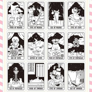 Leisurely Dog Tarot - Black and White Edition - Ảnh 3