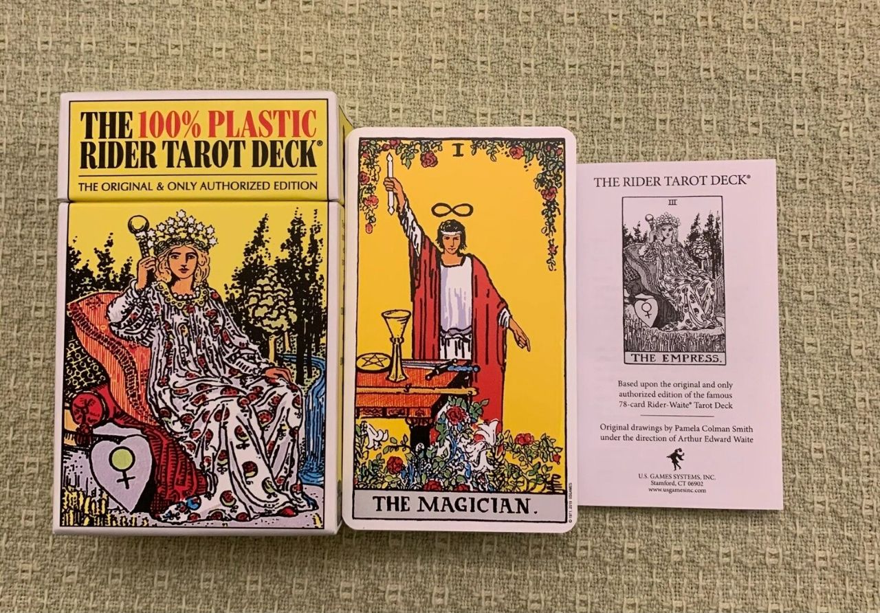 The 100% Plastic Rider Tarot Deck