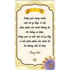 Bộ Bài Trong Suốt - Chủng Tự OM - Ảnh 3