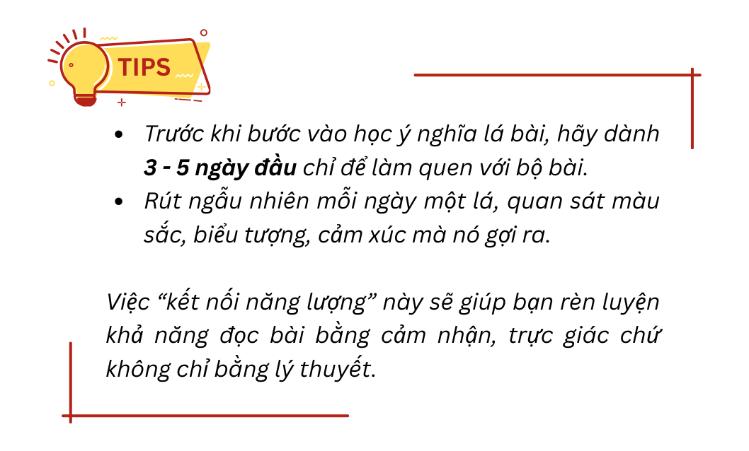 Tips tự học Tarot - Bước 1